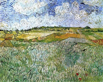  auvers Ölgemälde - die Ebene bei Auvers Vincent van Gogh